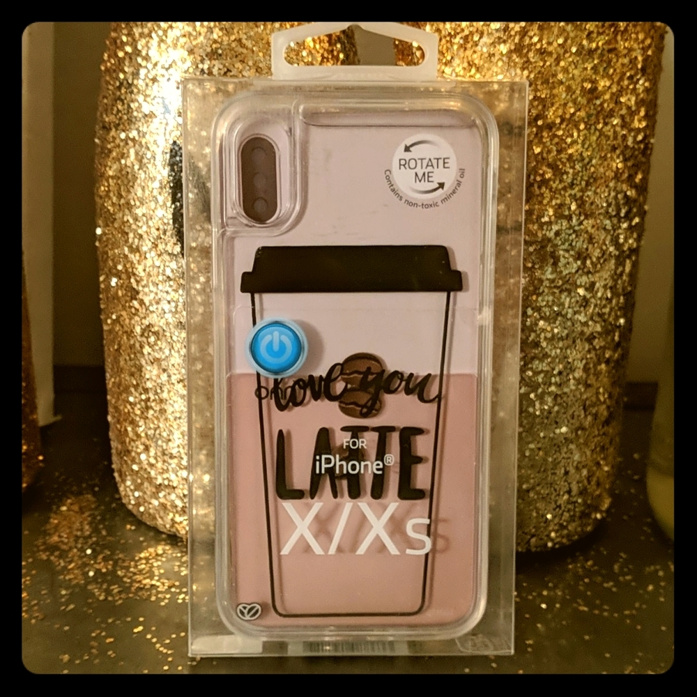 Love you latte x/xs iPhone case